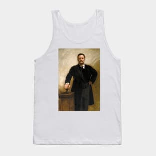 Portrait of Theodore Roosevelt by John Singer Sargent Tank Top